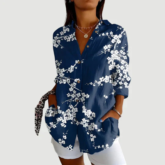 Amalie - Blouse Colorée et Confortable