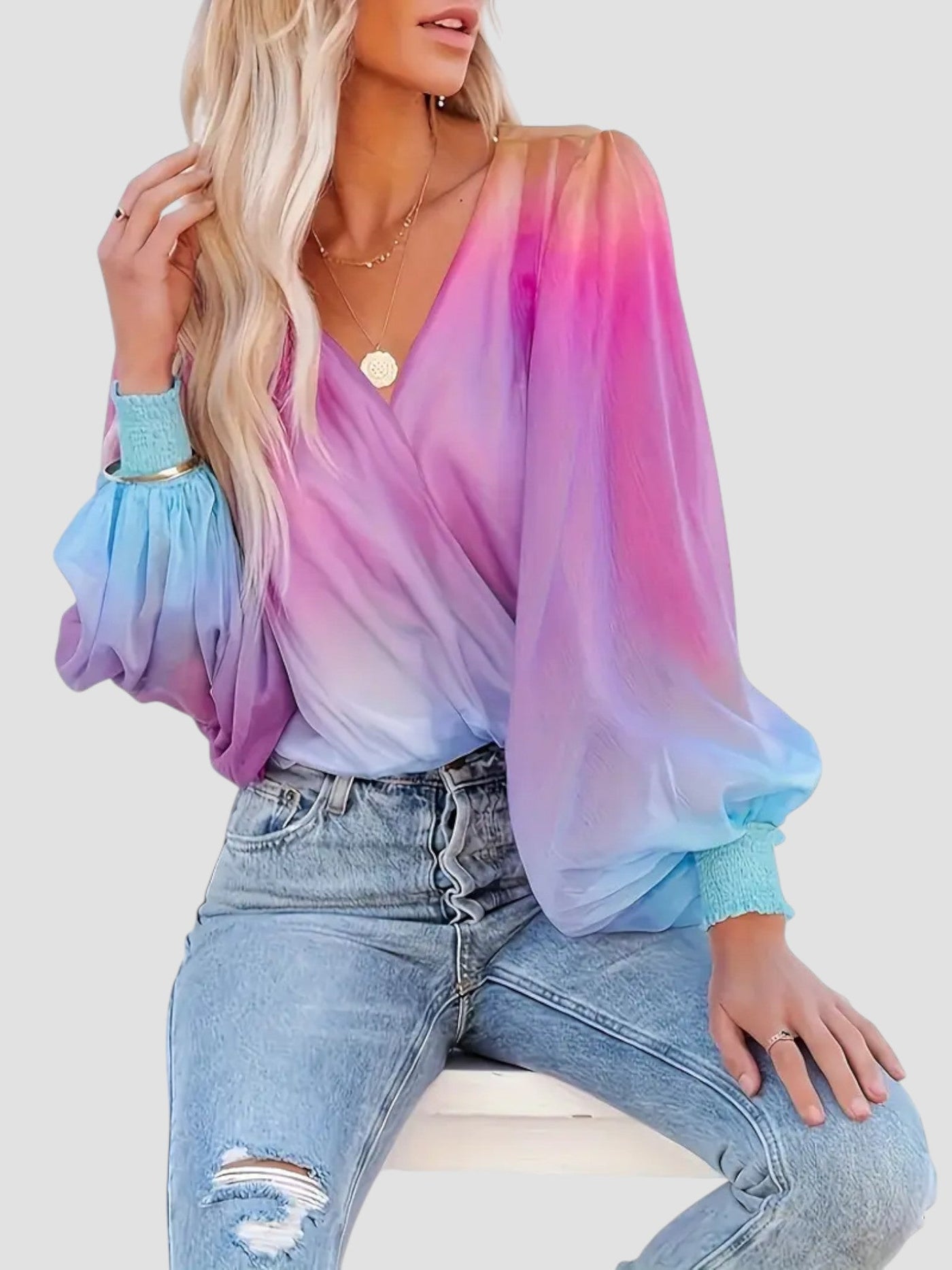 Viviane - Blouse Fluide Élégante