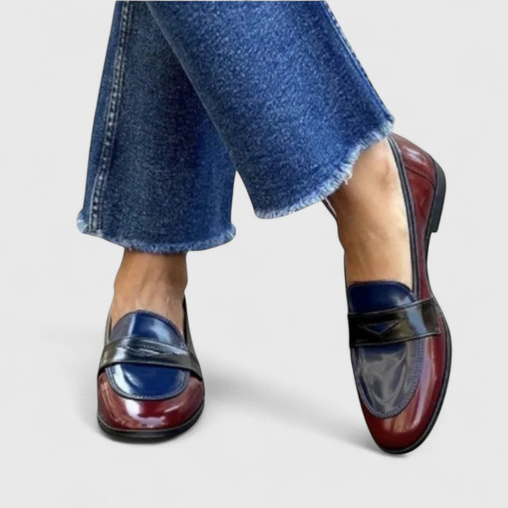 Saphina - Mocassins Chic Bicolores