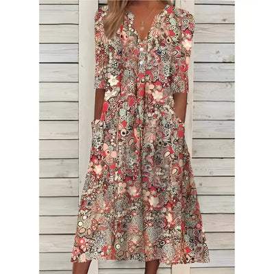 Andrea - Élégante Robe Chemise