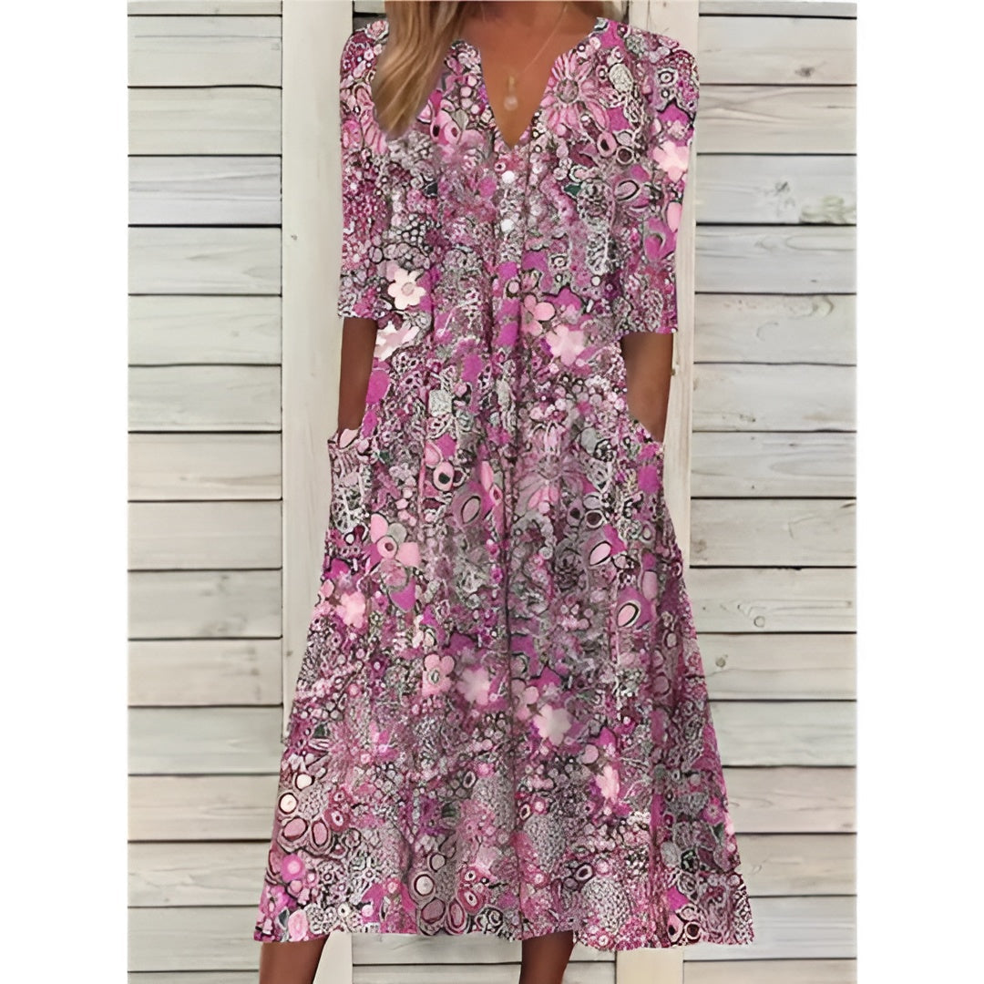 Andrea - Élégante Robe Chemise