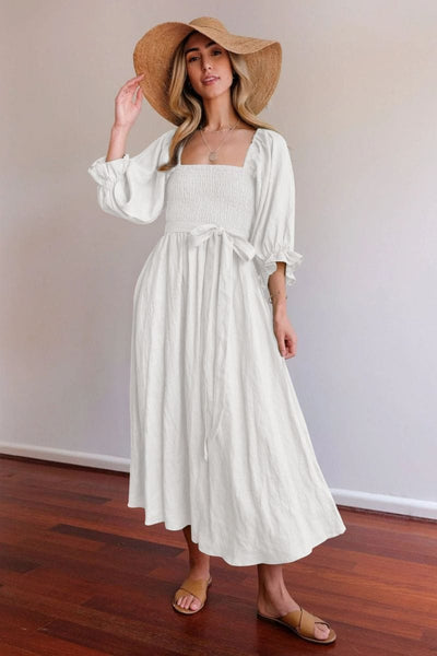 Tana - Robe Élégante En Lin
