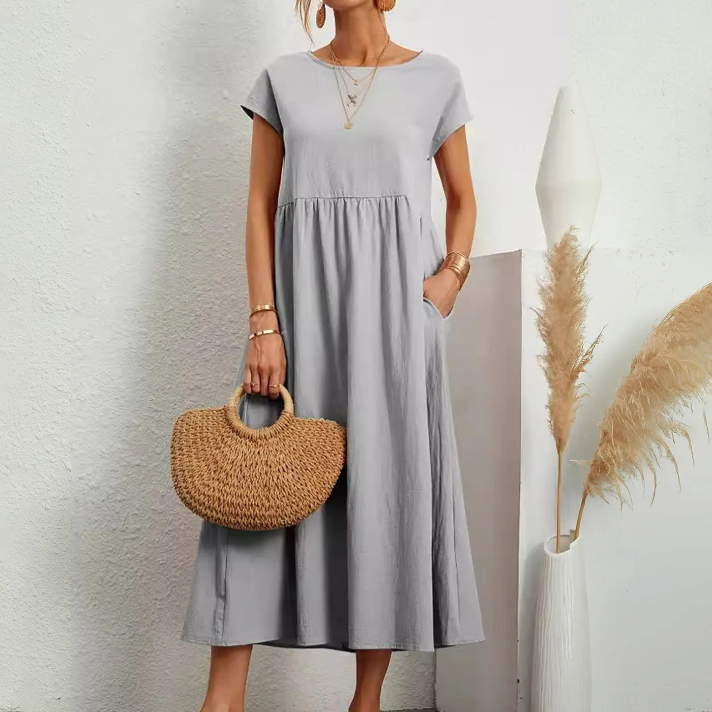 Catherine - Robe D'été Élégante