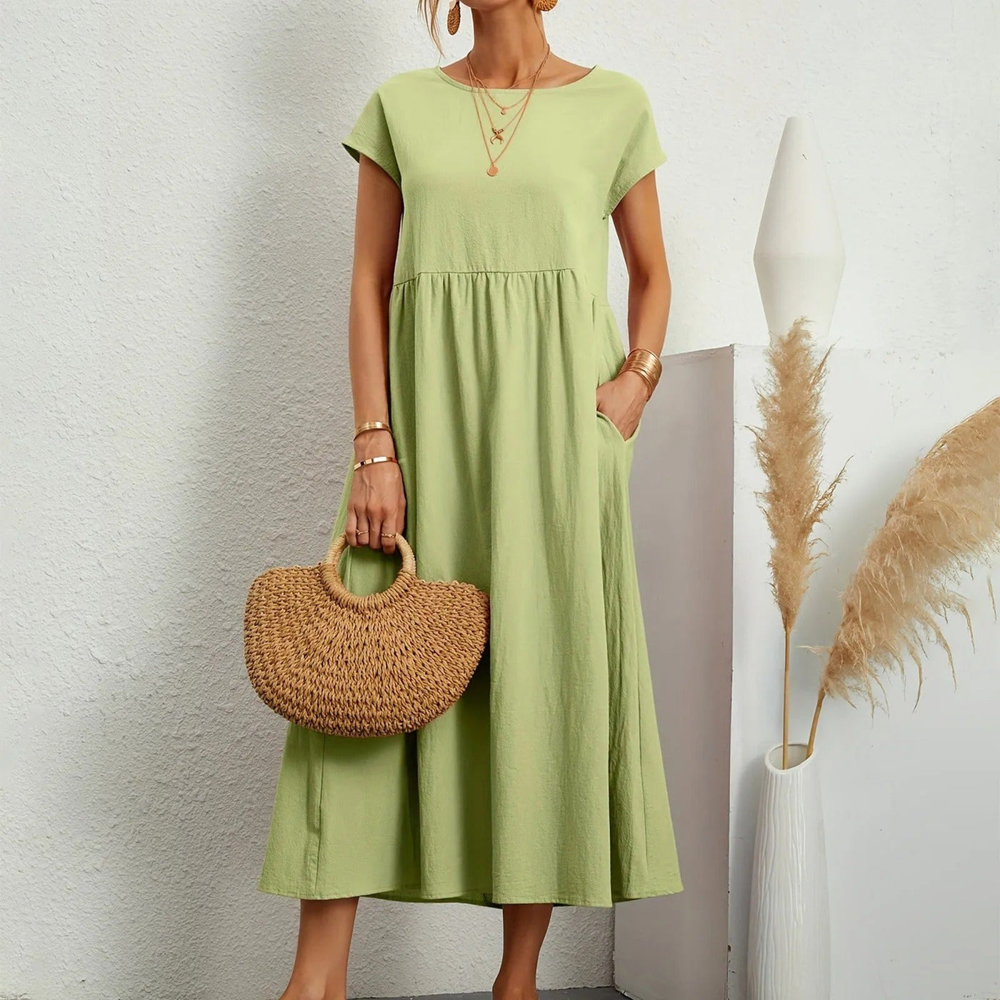 Catherine - Robe D'été Élégante