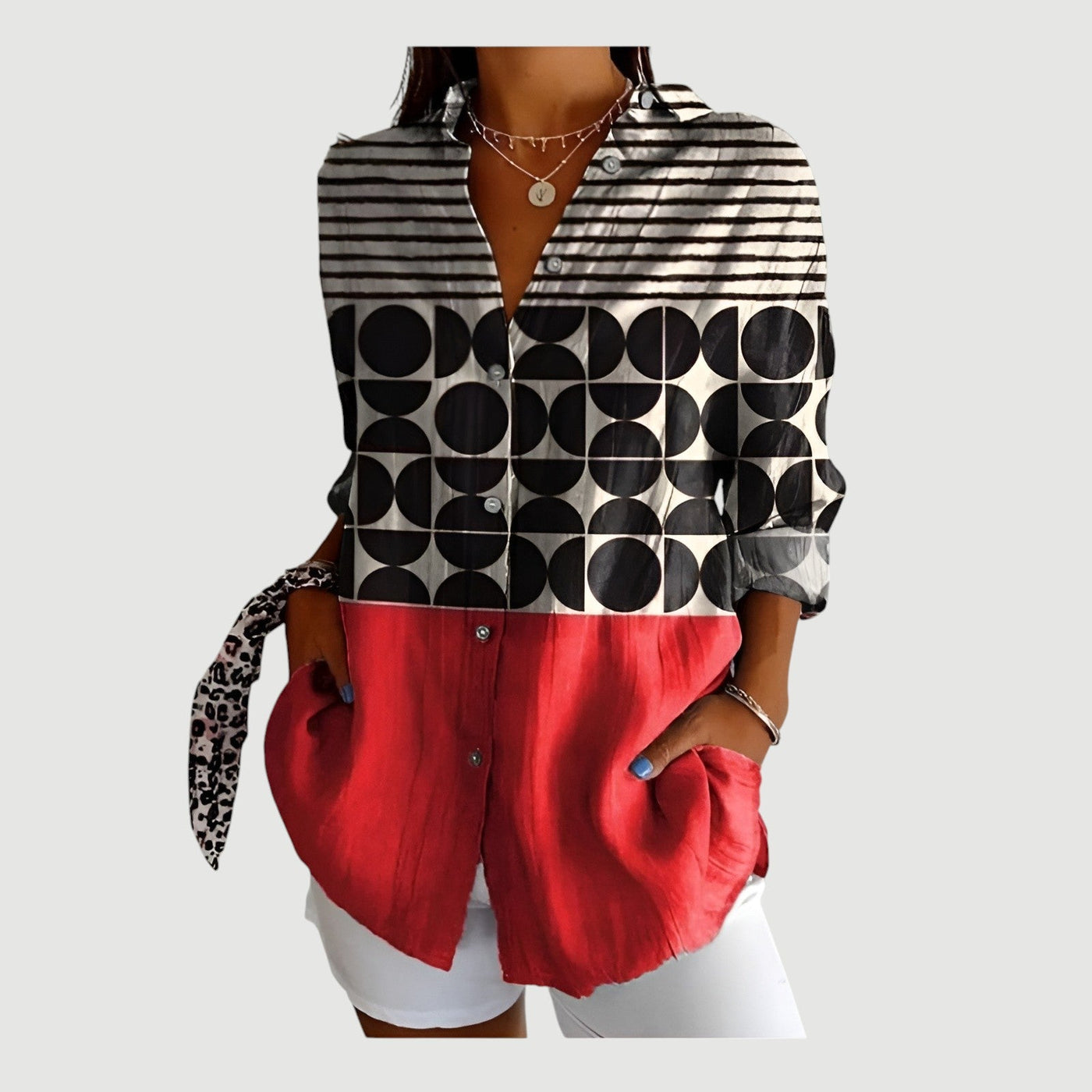 Sigrid - Blouse Colorée Confortable
