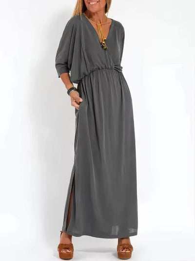 Sienna - Robe Longue Vintage Élégante