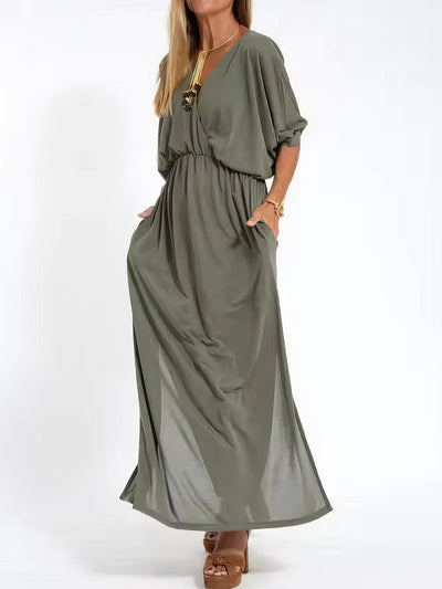 Sienna - Robe Longue Vintage Élégante