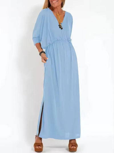 Sienna - Robe Longue Vintage Élégante