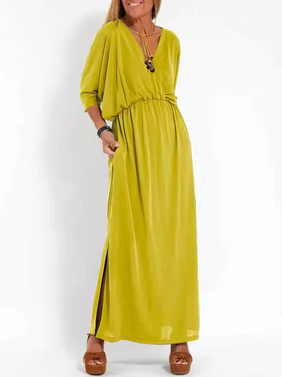 Sienna - Robe Longue Vintage Élégante