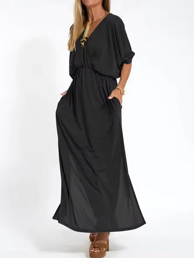 Sienna - Robe Longue Vintage Élégante